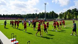 Nel cielo di Trigoria volano i droni