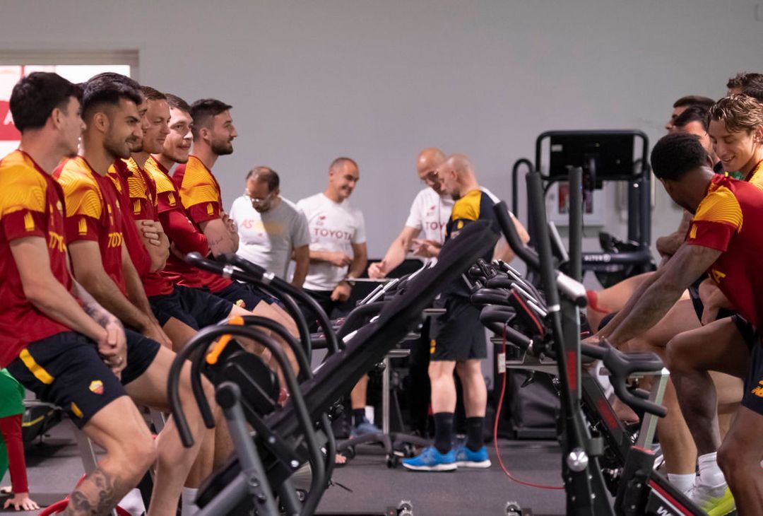Roma, allenamento a Trigoria: si rivede anche Llorente – FOTO GALLERY - immagine 28