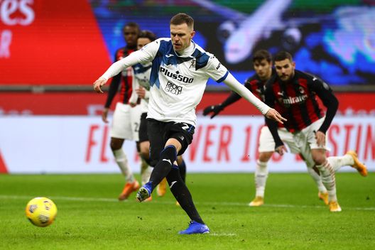 Il rigore di Ilicic contro il Milan Il rigore di Ilicic contro il Milan