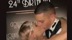 VIDEO / Compleanno di Gollini, Giulia Provvedi super sexy: il bacio appassionato