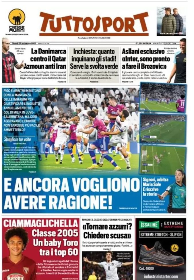 EDICOLA TS – Asllani: “Inter, sono pronto a fare il Brozovic. Credo molto nello scudetto” - immagine 1