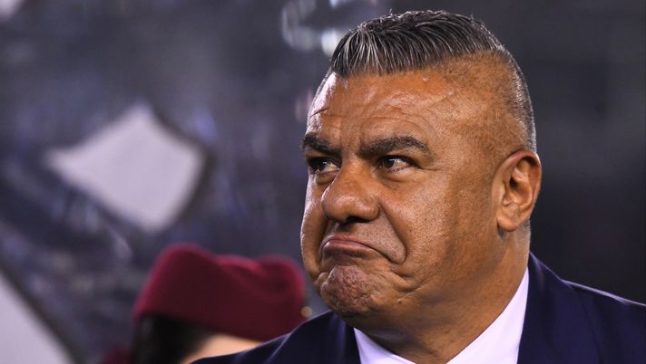 BUENOS AIRES, ARGENTINA - MAY 30: Claudio Tapia, president of Argentina's Football Federation, after the final of the CONMEBOL Recopa Sudamericana 2019 between River Plate and Athletico Paranaense at Estadio Monumental Antonio Vespucio Liberti on May 30, 2019 in Buenos Aires, Argentina. (Photo by Amilcar Orfali/Getty Images) BUENOS AIRES, ARGENTINA - MAY 30: Claudio Tapia, president of Argentina's Football Federation, after the final of the CONMEBOL Recopa Sudamericana 2019 between River Plate and Athletico Paranaense at Estadio Monumental Antonio Vespucio Liberti on May 30, 2019 in Buenos Aires, Argentina. (Photo by Amilcar Orfali/Getty Images)