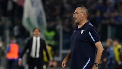 Lazio, Sarri sul Marsiglia: “Partita difficile”. Sull’Inter: “Calci, spinte, sputi e…”