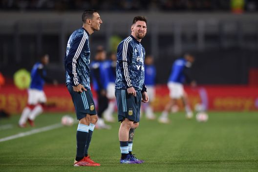 Di Maria Messi (getty images) Di Maria Messi