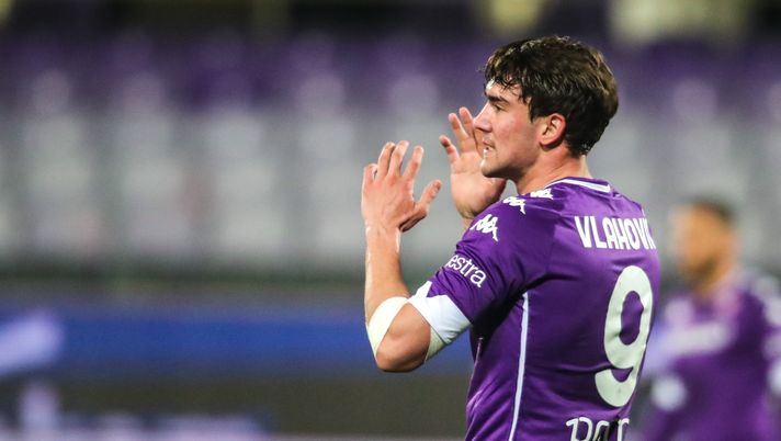 GERMOGLI PH: 5 FEBBRAIO 2021 FIRENZE STADIO ARTEMIO FRANCHI SERIE A FIORENTINA VS INTER NELLA FOTO VLAHOVIC GERMOGLI PH: 5 FEBBRAIO 2021 FIRENZE STADIO ARTEMIO FRANCHI SERIE A FIORENTINA VS INTER NELLA FOTO VLAHOVIC