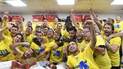 Il Frosinone torna in Serie A: che festa nelle vie della città | VIDEO