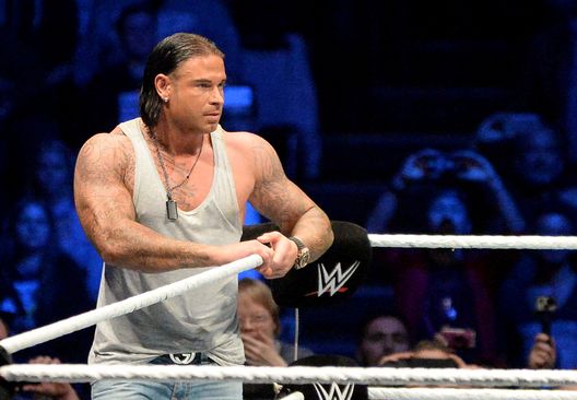 15.11.2014, xfux, Wrestling WWE in Frankfurt, v.l. Tim Wiese (WWE Frankfurt) Foto: Huebner/Ulrich | Verwendung weltweit 