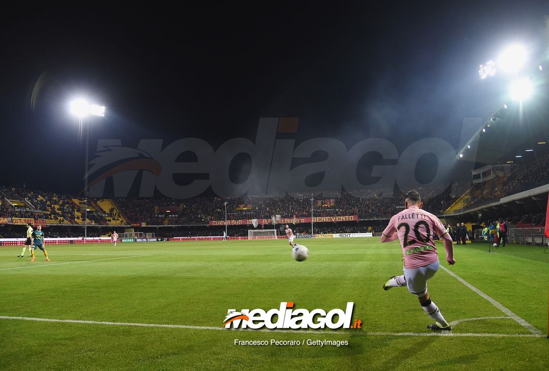  during the Serie B match between Benevento and Carpi FC at Stadio Ciro Vigorito on April 14, 2019 in Benevento, Italy. 
