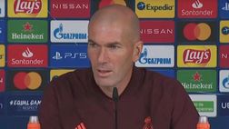 Zidane: “La partita contro l’Inter è come una finale. Abbiamo la CL in testa. Io con Conte…”