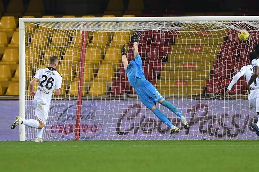 Tommaso Pobega in gol con lo Spezia. Tommaso Pobega in gol con lo Spezia.