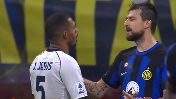 VIDEO Juan Jesus-Acerbi, il nerazzurro prova a spiegarsi: ecco come si è giustificato - immagine 1