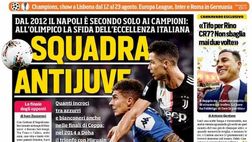 EDICOLA / CdS: Napoli, squadra anti-Juve dal 2012. EL, Inter e Roma in Germania