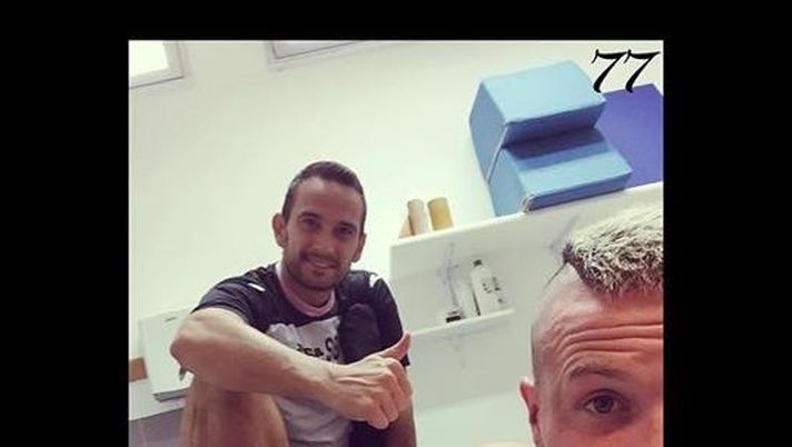 Foto, Morganella: “Lavoro di scarico dopo un grande allenamento”  Foto, Morganella: “Lavoro di scarico dopo un grande allenamento”