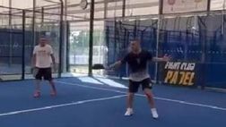 Totti gioca a padel con Candela: si distrae dopo la separazione | VIDEO