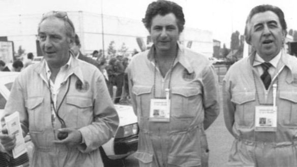 Alfredo Provenzali con Claudio Ferretti ed Enrico Ameri Alfredo Provenzali con Claudio Ferretti ed Enrico Ameri