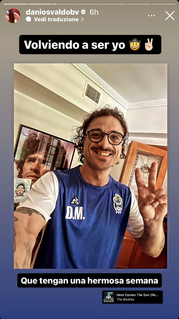 Osvaldo, Instagram Osvaldo finalmente sorridente. Il post social: “Tornando ad essere io” – FOTO- immagine 2