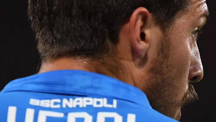 NAPLES, ITALY - MAY 05:  Simone Verdi of Napoli during the Serie A match between SSC Napoli and Cagliari at Stadio San Paolo on May 5, 2019 in Naples, Italy.  (Photo by SSC NAPOLI/SSC NAPOLI via Getty Images)