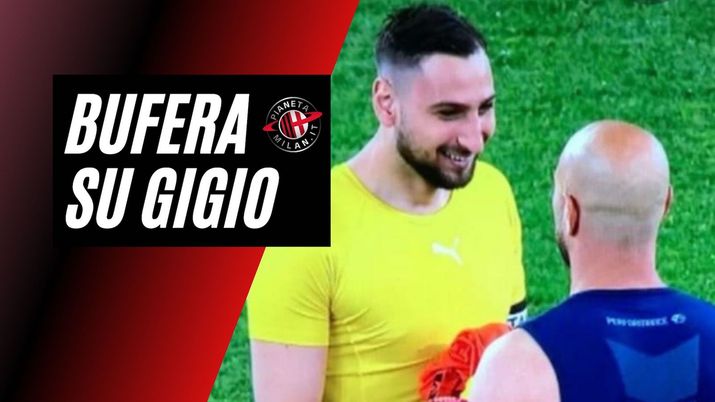 Gigio Donnarumma con Pepe Reina al termine di Lazio-Milan 3-0 (Serie A 2020-2021) | AC Milan News  