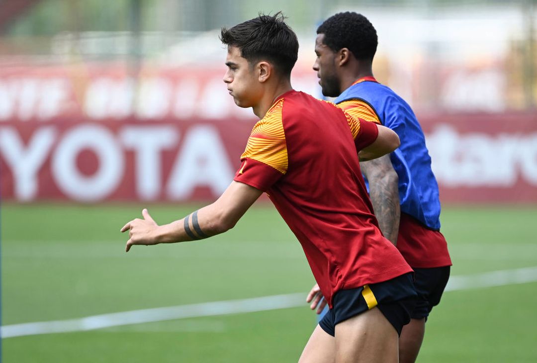 Roma, ripresa degli allenamenti in vista del Bologna. C’è Dybala – FOTOGALLERY- immagine 1