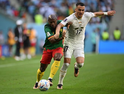 Camerun Serbia Bassogog Kostic (getty images) Camerun Serbia Bassogog Kostic