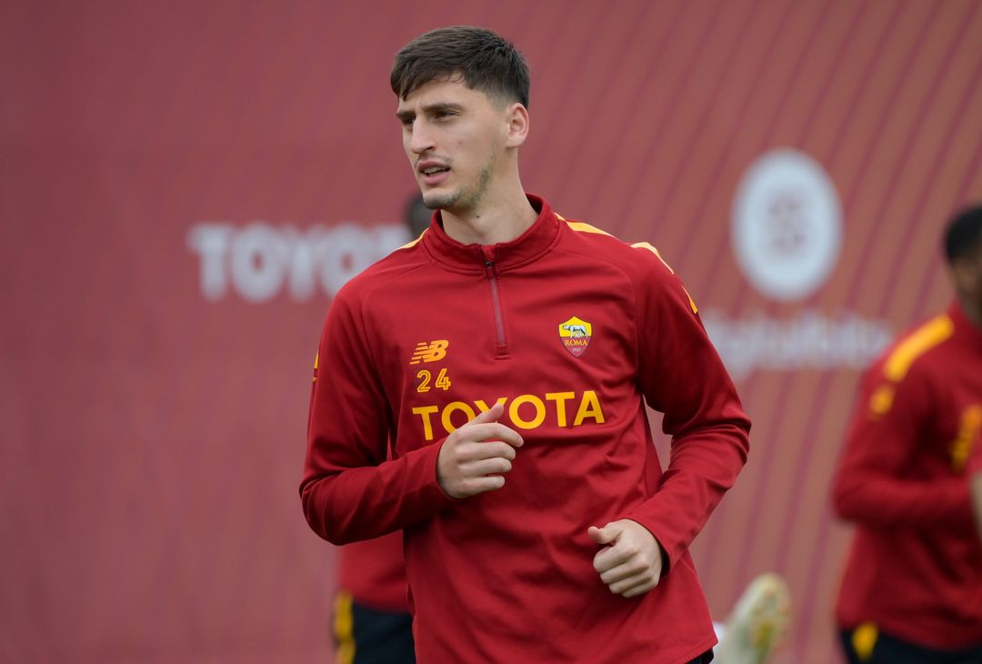 Roma, ultimo allenamento prima del match contro la Cremonese – FOTO GALLERY - immagine 6