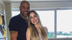 Social / Ex Inter, Adriano si impegna ufficialmente con la sua “imperatrice”