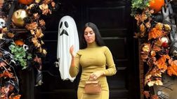 VIDEO / La casa di Cristiano Ronaldo è pronta per i festeggiamenti di Halloween: ecco Georgina