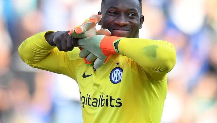 REGGIO NELL'EMILIA, ITALY - OCTOBER 08: Andrè Onana of FC Internazionale during the Serie A match between US Sassuolo and FC Internazionale at Mapei Stadium - Citta' del Tricolore on October 08, 2022 in Reggio nell'Emilia, Italy. (Photo by Alessandro Sabattini/Getty Images) Chi mettere e chi evitare in porta: la divisione in fasce per la 12a giornata al fantacalcio- immagine 1
