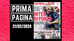 Prima pagina Corriere dello Sport: Inter di forza sull’Atlético