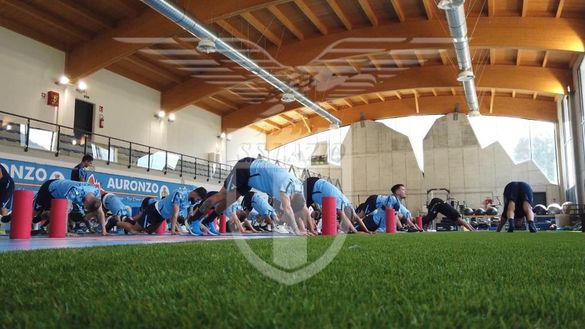 Lavoro in palestra per i biancocelesti Auronzo, day 12