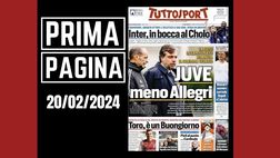 Prima pagina Tuttosport: Milan, dubbi su Pioli. I tifosi vogliono Conte o Motta