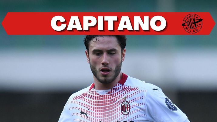 Davide Calabria (difensore AC Milan) sarà capitano in Sampdoria-Milan di stasera | News (Getty Images) 
