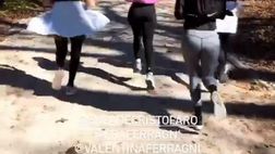 VIDEO / Lady D’Ambrosio si allena anche di domenica: con lei le sorelle Ferragni