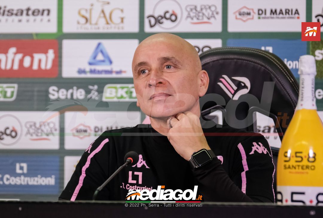 FOTO PALERMO, verso il Brescia: Mister Corini in conferenza stampa (Gallery) - immagine 3