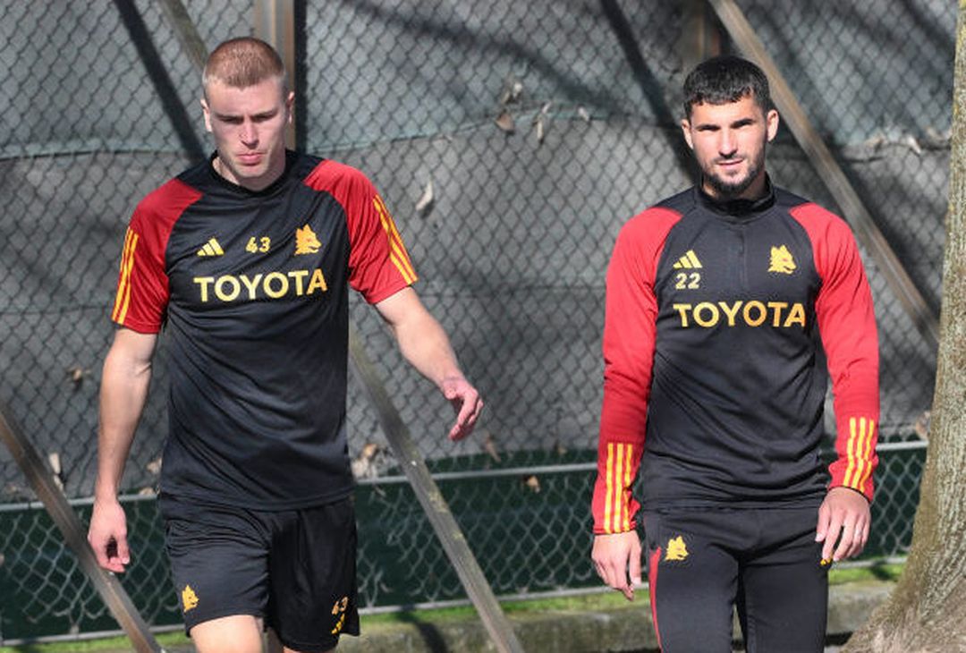 Roma, l’allenamento a due giorni dal Cagliari – FOTO GALLERY - immagine 15