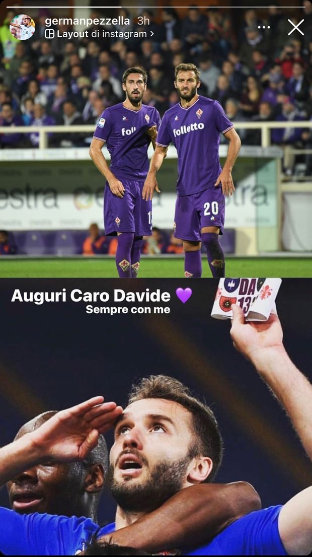 Pezzella ricorda Astori sui social: “Auguri caro Davide, sempre con me”- immagine 2