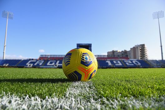  CAGLIARI, ITALY - DECEMBER 13: A general view inside the stadium prior to the Serie A match between Cagliari Calcio and FC Internazionale at Sardegna Arena on December 13, 2020 in Cagliari, Italy. (Photo by Claudio Villa - Inter/Inter via Getty Images) 
