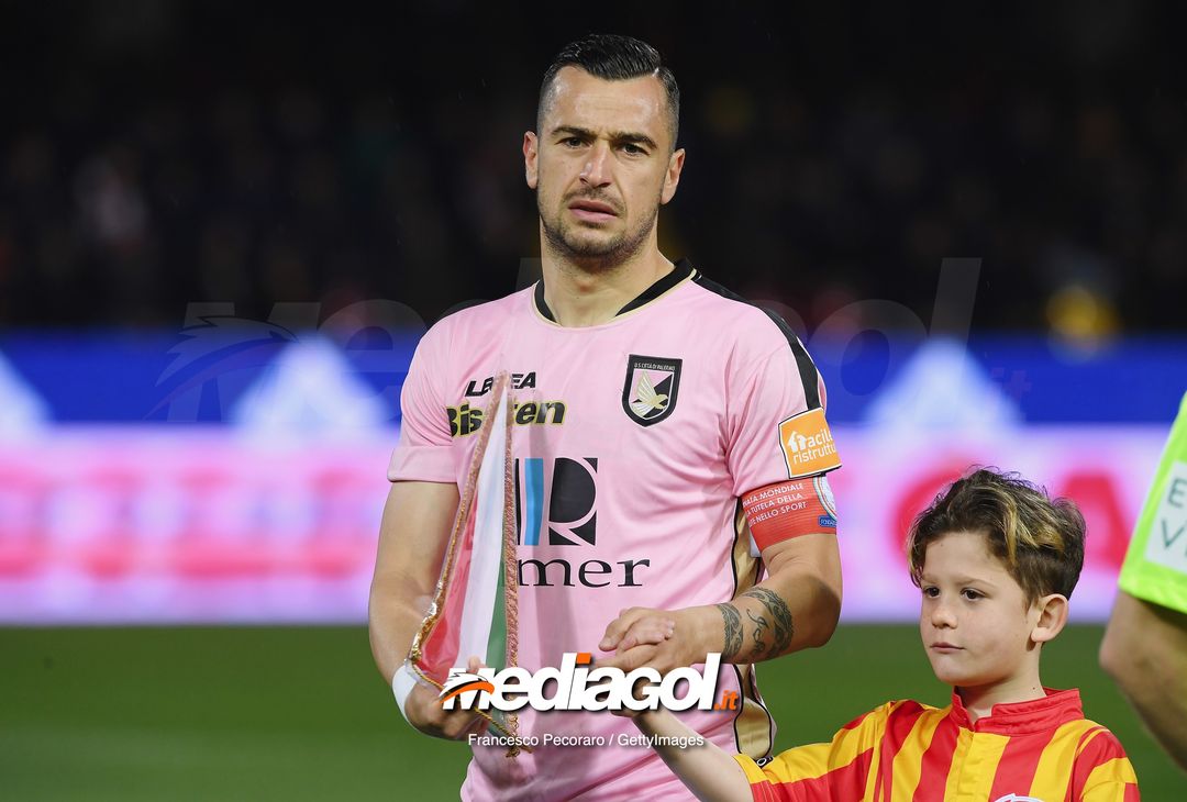  during the Serie B match between Benevento and Carpi FC at Stadio Ciro Vigorito on April 14, 2019 in Benevento, Italy. 