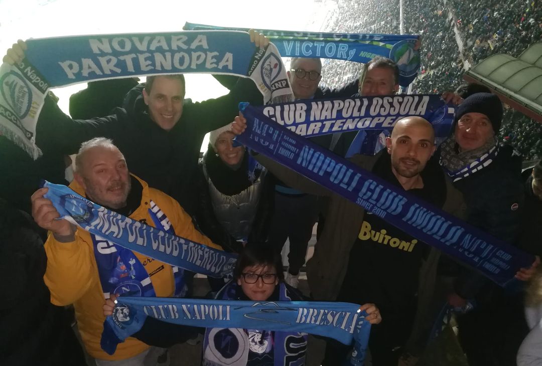 FOTO La carica dei fan club di Unione Azzurra nel Mondo nella trasferta di San Siro - immagine 2