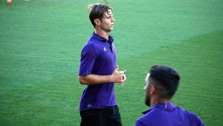 Gabriele Gori durante l'allenamento a porte aperte al 'Franchi' - © ViolaNews.com Gabriele Gori durante l'allenamento a porte aperte al 'Franchi' - © ViolaNews.com