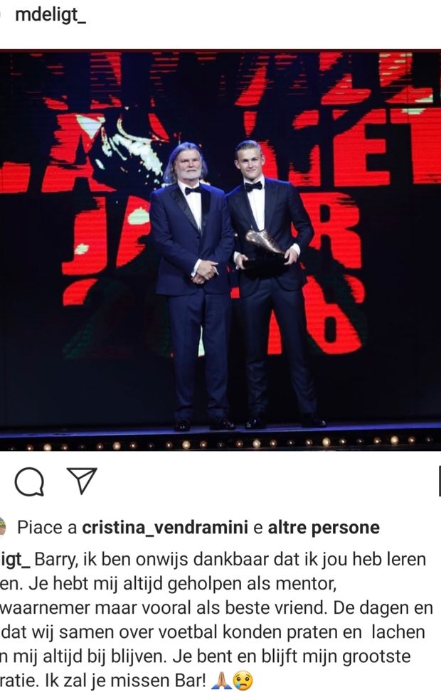 De Ligt, il messaggio di cordoglio per la morte di Hulshoff De Ligt, il messaggio di cordoglio per la morte di Hulshoff