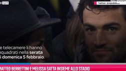 VIDEO / Berrettini e Melissa Satta beccati insieme a San Siro