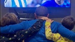 VIDEO / Cassano e figli, ecco la reazione al gol di Messi in Argentina-Croazia