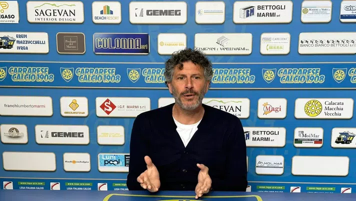 Playoff, ci sarà anche la Carrarese di Dal Canto: “Puntiamo al quarto posto” - immagine 1