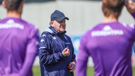 Firenze, allenamento della Fiorentina nel centro sportivo, nella foto l'allenatore Giuseppe Iachini  2021 03 24 © Niccolò Cambi/Massimo Sestini