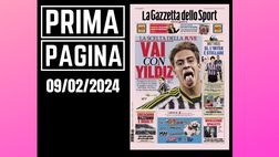 Prima pagina Gazzetta dello Sport: Milan-Napoli è Leao contro Kvara
