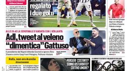 Prima Pagina, Corriere dello Sport: “Coppa Italia, Inter ko: ipoteca CR7. Napoli, Adl tweet al veleno”