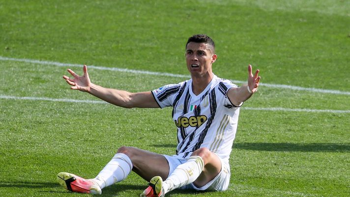 GERMOGLI PH: 25 APRILE 2021 FIRENZE STADIO ARTEMIO FRANCHI SERIE A FIORENTINA VS JUVENTUS NELLA FOTO CRISTIANO RONALDO 