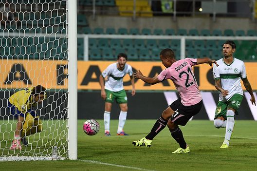  Quaison in gol durante Palermo-Avellino 2-1 