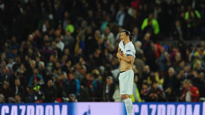 Ibrahimovic si asciuga il viso - foto: Getty Images 